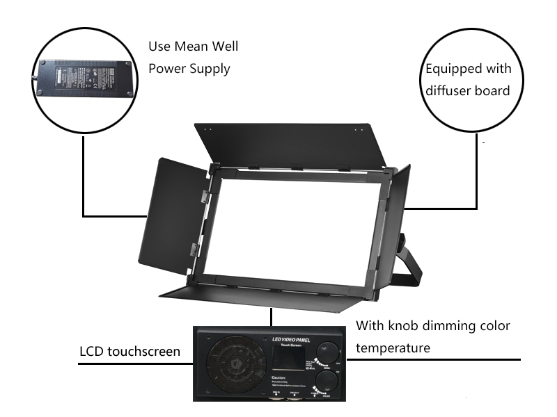 led video light dimmable