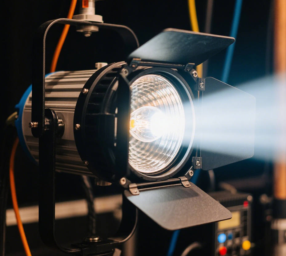 What does a follow spot light do?