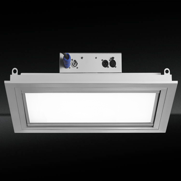 200W High Bright Embedded Electric Flip LED Tricolor Conference Light