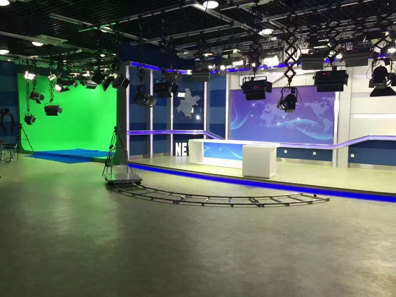 TV Studio Room Lighting Scheme and Lighting Selection