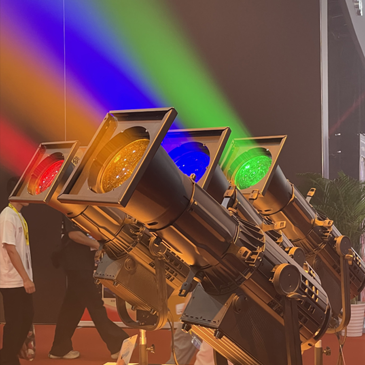 High Power 600W RGBALC LED IP65 Rated Ellipsoidal 