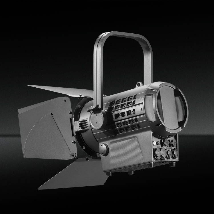 Professional LED Fresnel Light on a studio set