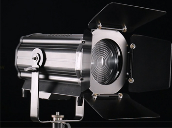 A Powerful LED Fresnel Spotlight With 350W RGBW Color