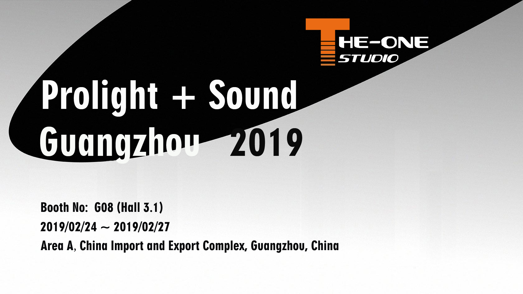 Are you ready ?2019 Guangzhou Prolight+Sound is waiting for you!