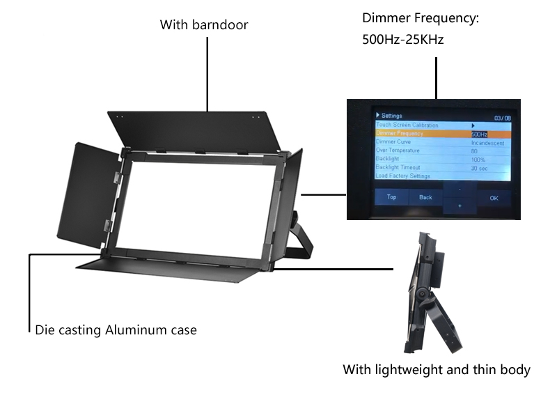 dimmable led video light